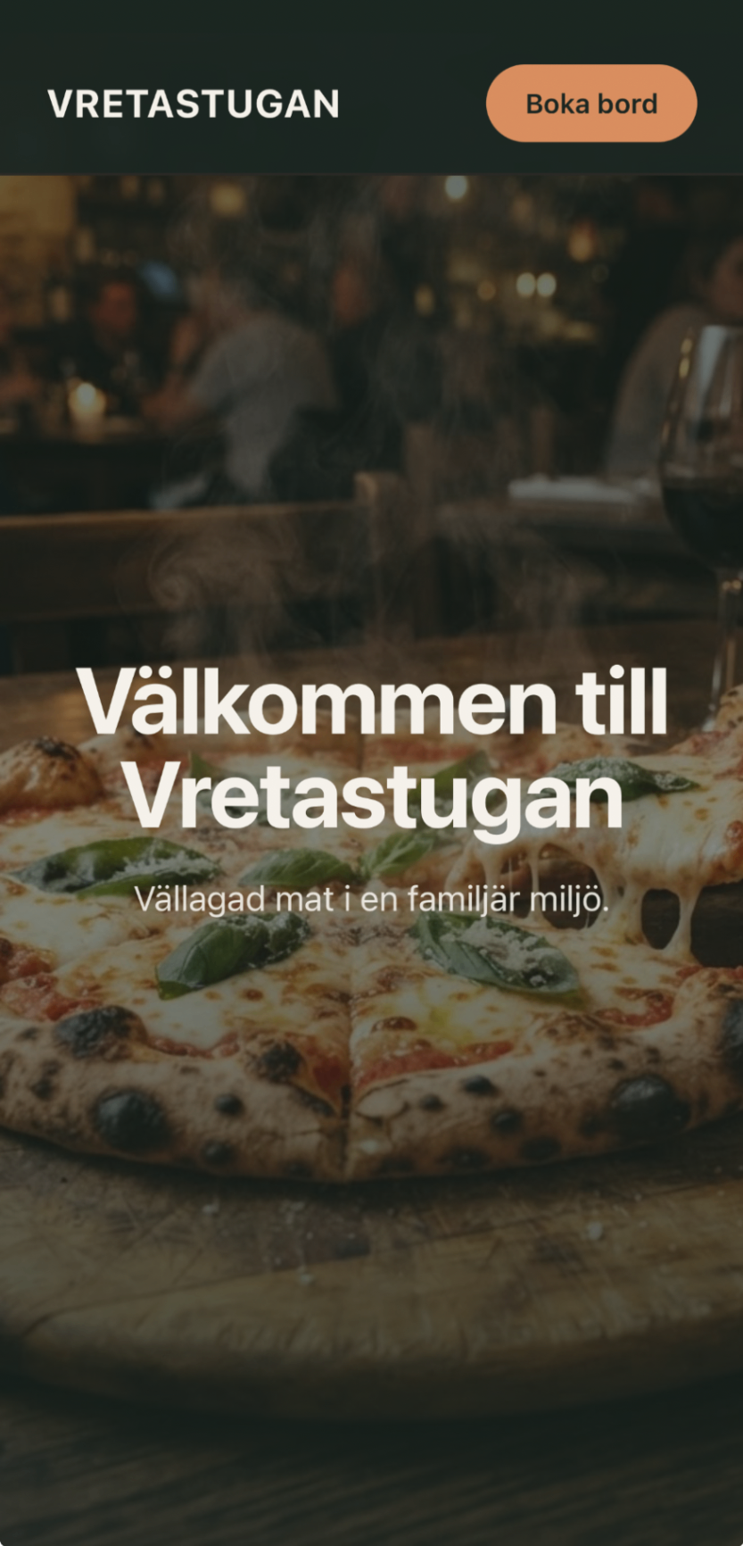 Vretastugan — Restaurang & bokning